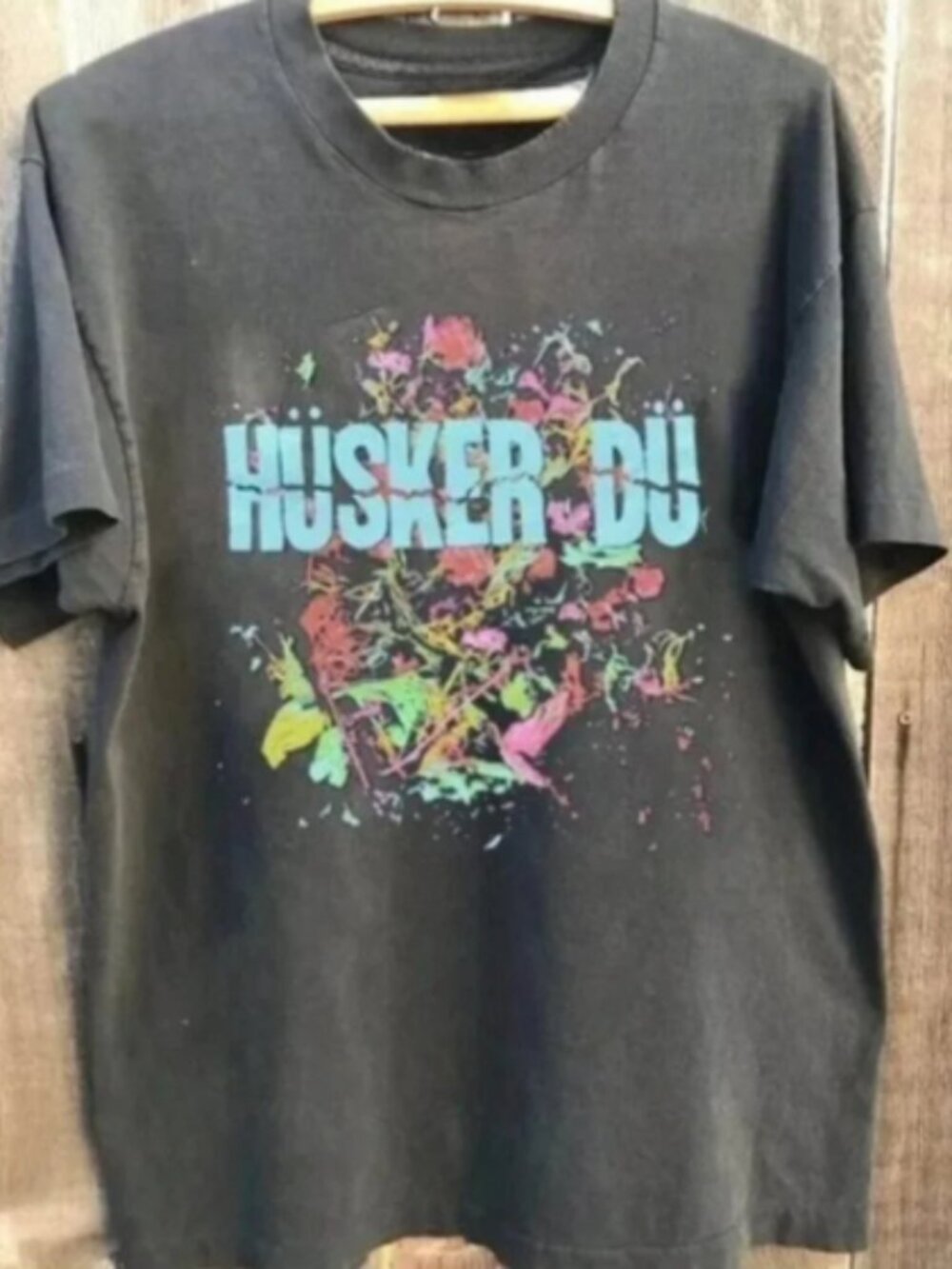 Husker Du Vintage Band Graphic T-Shirt Reprint Unisex Tee - Picture 1 of 2